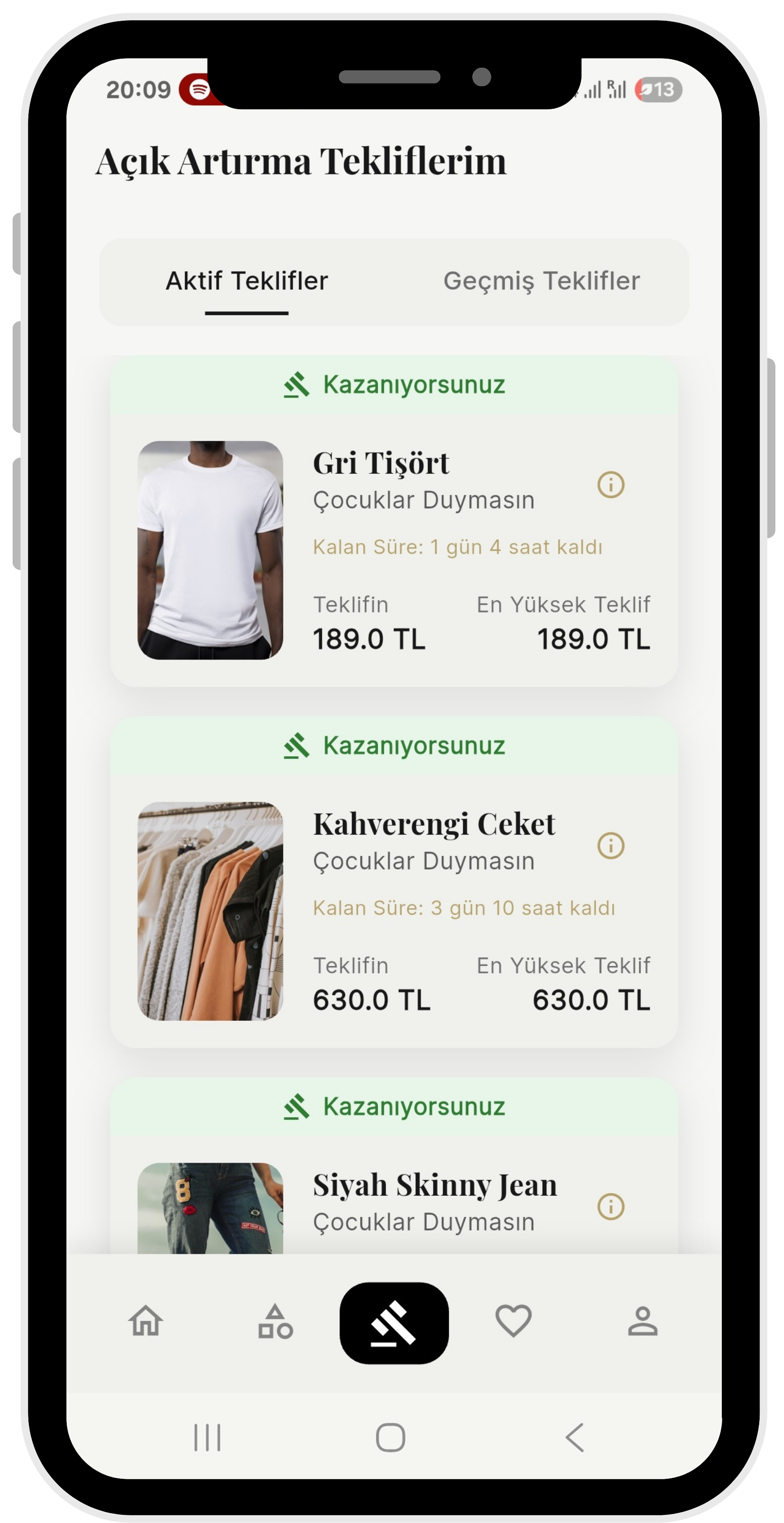 Teklifleri Takip Et